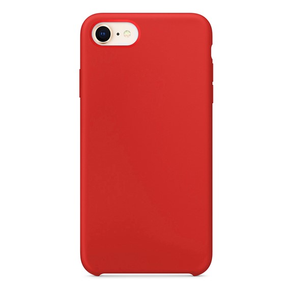 Apple iPhone SE 2020 CaseUp Slim Liquid Silicone Kılıf Kırmızı 2